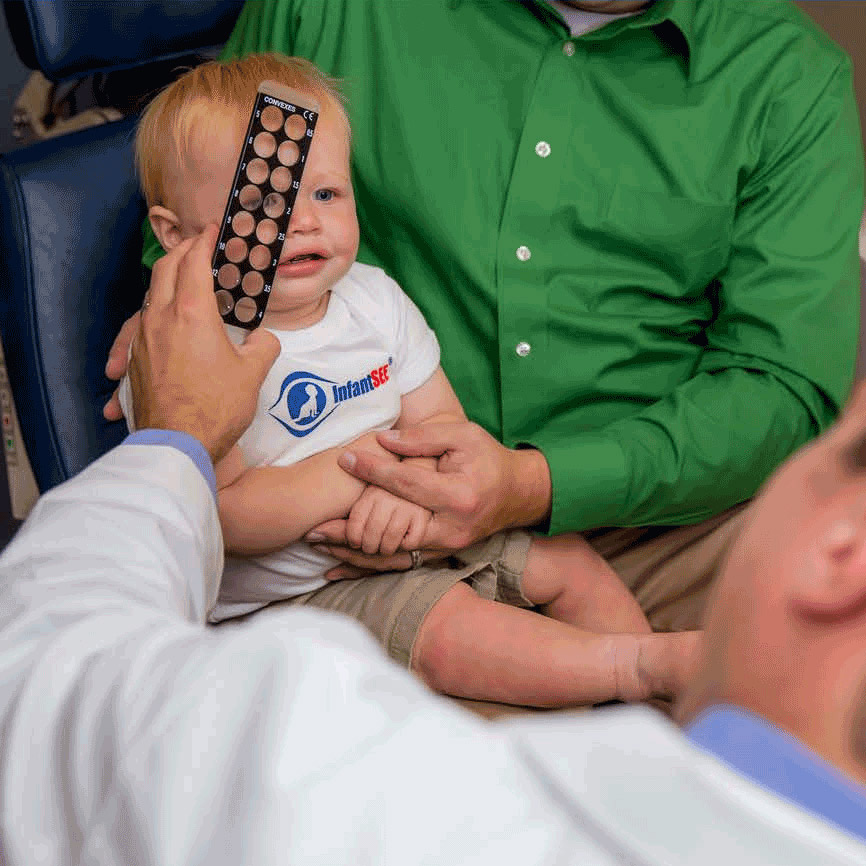 Infantsee eye exam at Memorial Eye Center - Wilcrest